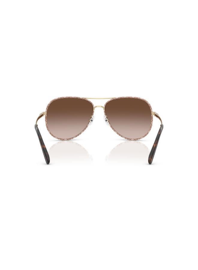 Tory Burch Ty6114 Sunglasses Brown Gradient Lens  - Image 2