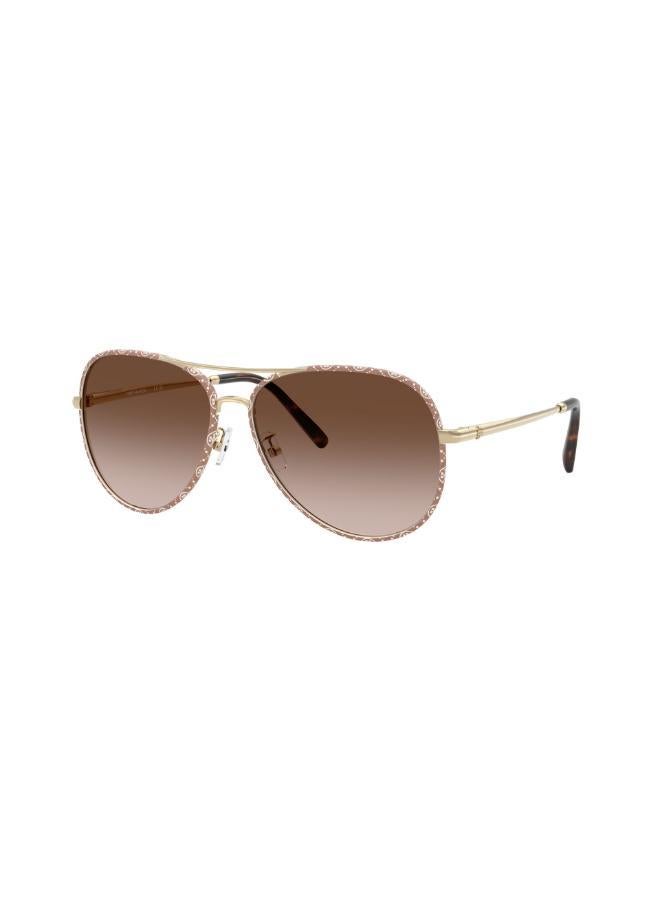 Tory Burch Ty6114 Sunglasses Brown Gradient Lens  - Image 3