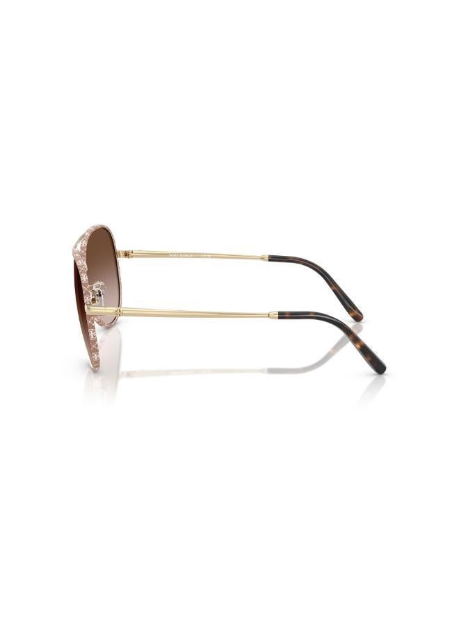 Tory Burch Ty6114 Sunglasses Brown Gradient Lens  - Image 4