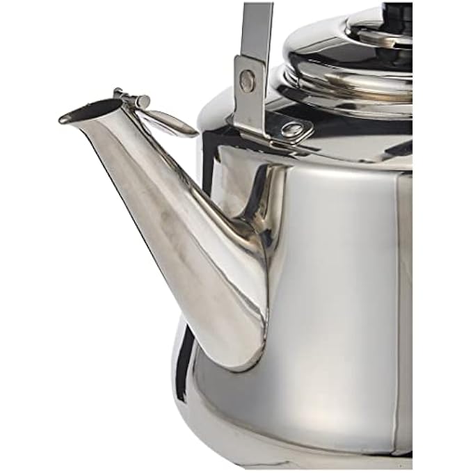 راج غلاية من الفولاذ المقاوم للصدأ مع مصفاة سعة 3 لتر Stk002 على سطح الموقد، إبريق شاي إبريق ماء ساخن، إبريق قهوة، إبريق قهوة - Image 2