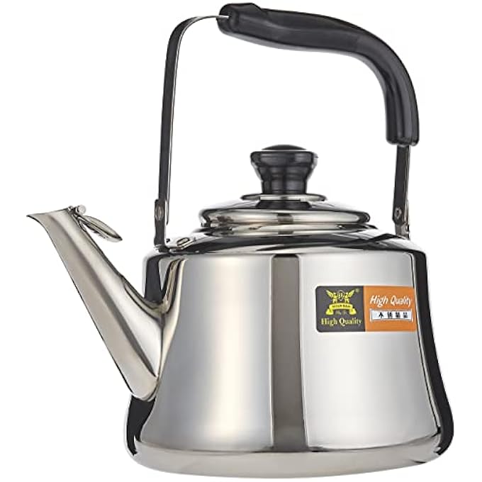 راج غلاية من الفولاذ المقاوم للصدأ مع مصفاة سعة 3 لتر Stk002 على سطح الموقد، إبريق شاي إبريق ماء ساخن، إبريق قهوة، إبريق قهوة - Image 1