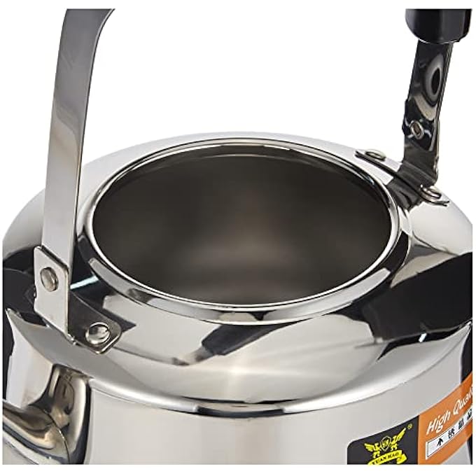 راج غلاية من الفولاذ المقاوم للصدأ مع مصفاة سعة 3 لتر Stk002 على سطح الموقد، إبريق شاي إبريق ماء ساخن، إبريق قهوة، إبريق قهوة - Image 4