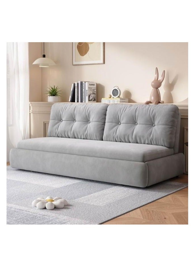 Modern Pull-Out Sofa Bed with Soft Upholstery – Space-Saving Convertible Sofa for Living Room & Guest Room