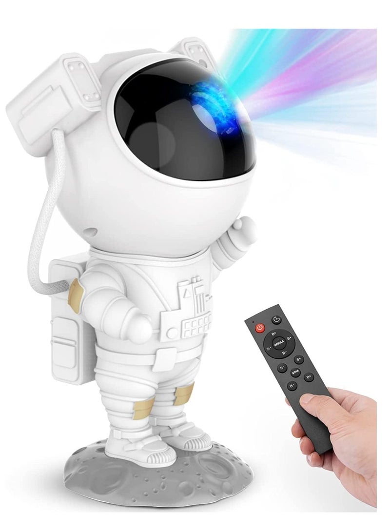 Space Buddy Projector, Astronaut Light Projector, Star Galaxy Night Lights, Nebula Galaxy with Timer and Remote, Kids Gaming Room Bedroom Decor, Christmas, Great Gift for Kids - Image 1