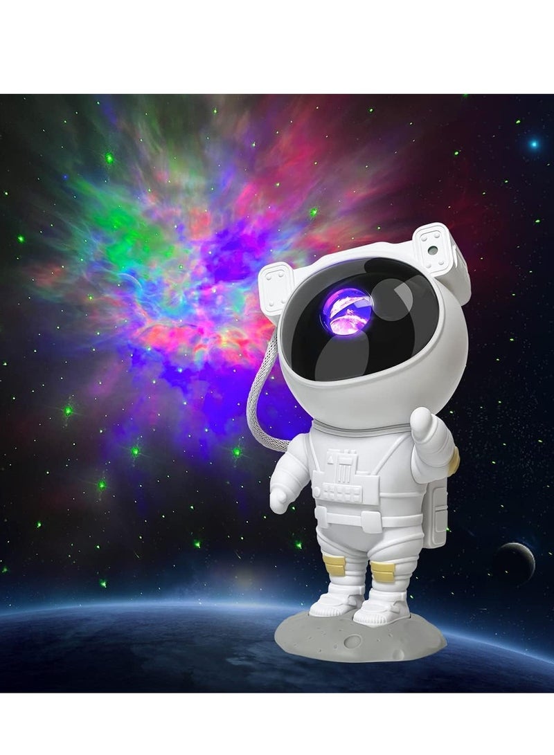 Space Buddy Projector, Astronaut Light Projector, Star Galaxy Night Lights, Nebula Galaxy with Timer and Remote, Kids Gaming Room Bedroom Decor, Christmas, Great Gift for Kids - Image 2