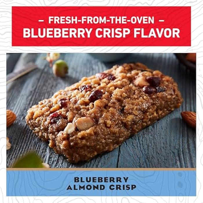 CLIF BAR - Energy Protein Bars - Blueberry Almond Crisp - Made with Organic Oats - Energy Bars - Non-GMO - (10 Pack) - Image 5