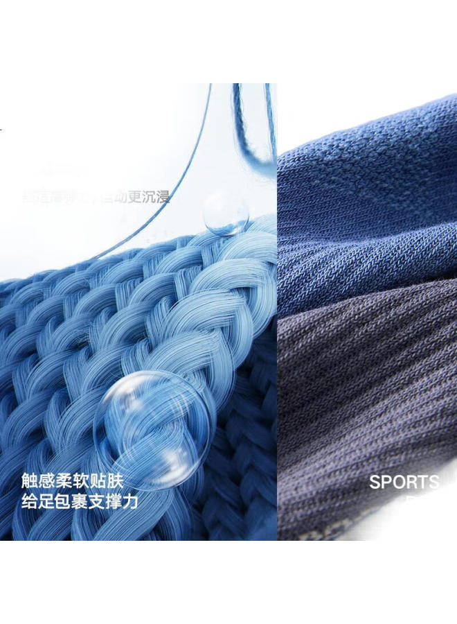 HLA Hailan Home 【Sss】Men'S Socks 25 New Short Tube Cotton Shock Absorption 7A Antibacterial Sports Leisure Short Socks 4 Pairs Pack - Image 3