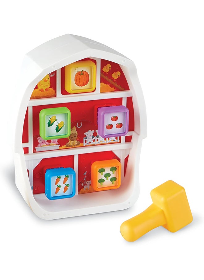 Learning Resources Barnyard Pounding Bench, Farm Animals For Kids, Fine Motor Skills, Kids Easter Gifts , Ages 18 Months+  - Image 1