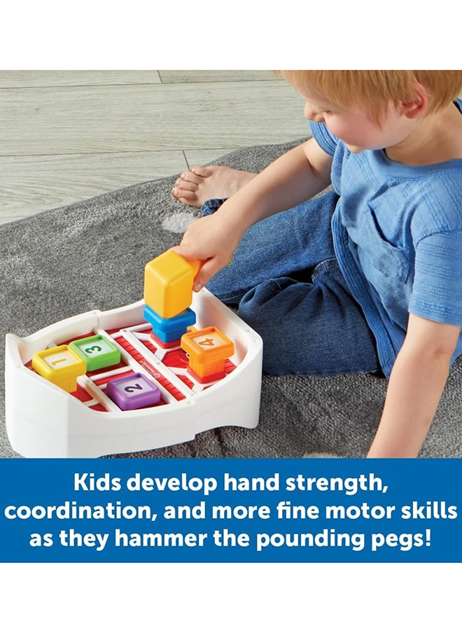 Learning Resources Barnyard Pounding Bench, Farm Animals For Kids, Fine Motor Skills, Kids Easter Gifts , Ages 18 Months+  - Image 3