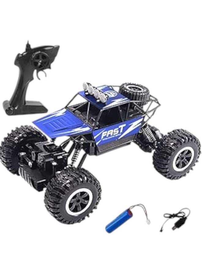 صندوق العاب 1/16 مقياس 4WD محرك مزدوج لتسلق الطرق الوعرة RC Rock Crawler ألوان متنوعة  - Image 1