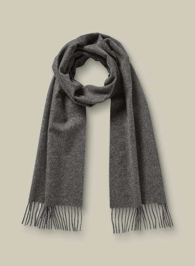 XuoAz Winter Scarf for Men Women - Soft Warm Cashmere Feel Scarves Long Mens Shawl, Grey, M - Image 3