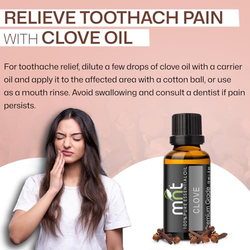 MNT Clove Essential Oil - 100% Pure & Natural Therapeutic Grade Oil for Toothache, Hair and Skin (15ML) - Image 3