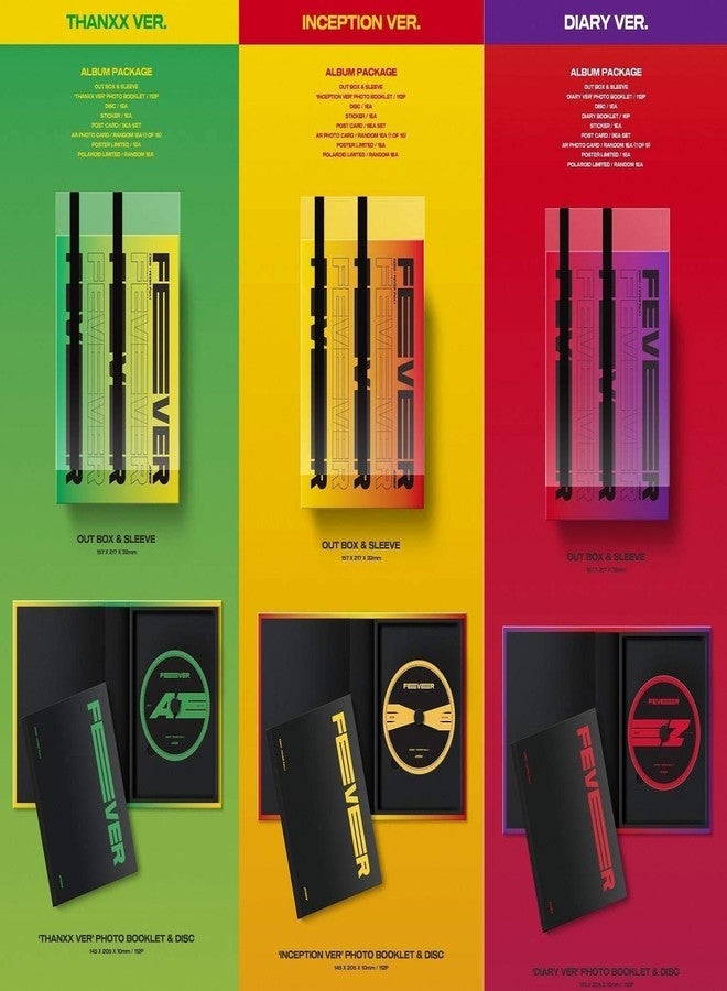 ATEEZ - Zero : Fever Part.1 [Thanxx ver.] (1st Mini Album) [Pre Order] CD+Booklet+Folded Poster+Others with Extra Decorative Sticker Set, Photocard Set - Image 2