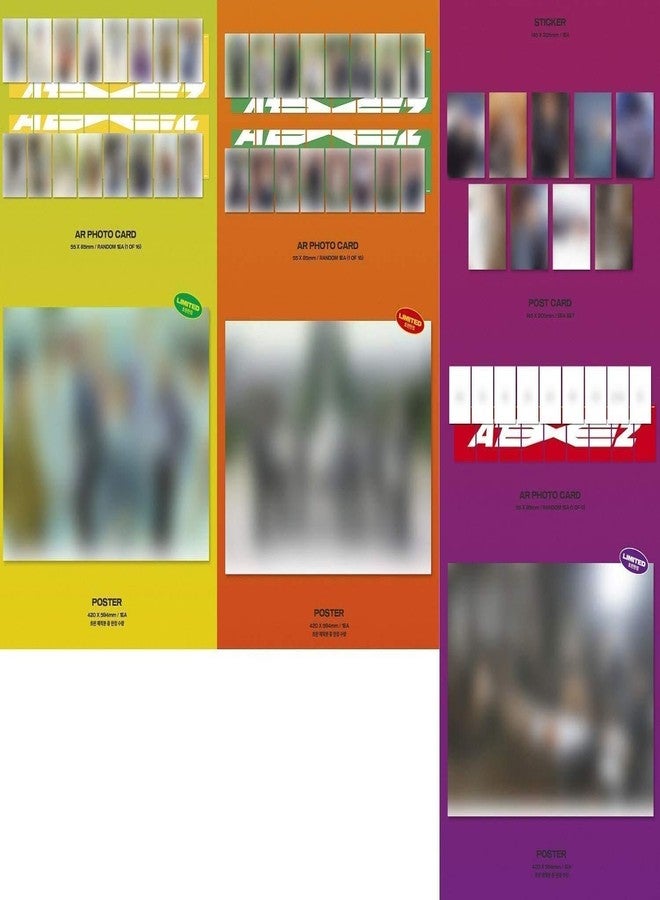 ATEEZ - Zero : Fever Part.1 [Thanxx ver.] (1st Mini Album) [Pre Order] CD+Booklet+Folded Poster+Others with Extra Decorative Sticker Set, Photocard Set - Image 4