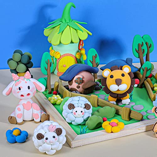 CiaraQ Modeling Clay Kit - 36 Colors Air Dry Ultra Light Clay, Safe & Non-Toxic, Great Gift for Kids. - Image 3