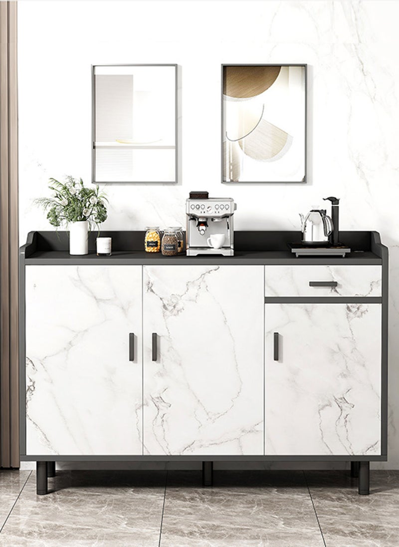 Sharpdo - Sharpdo Home Kitchen Dining Side Storage Cabinet Coffee Cabinet 100*34*93cm - Image 1