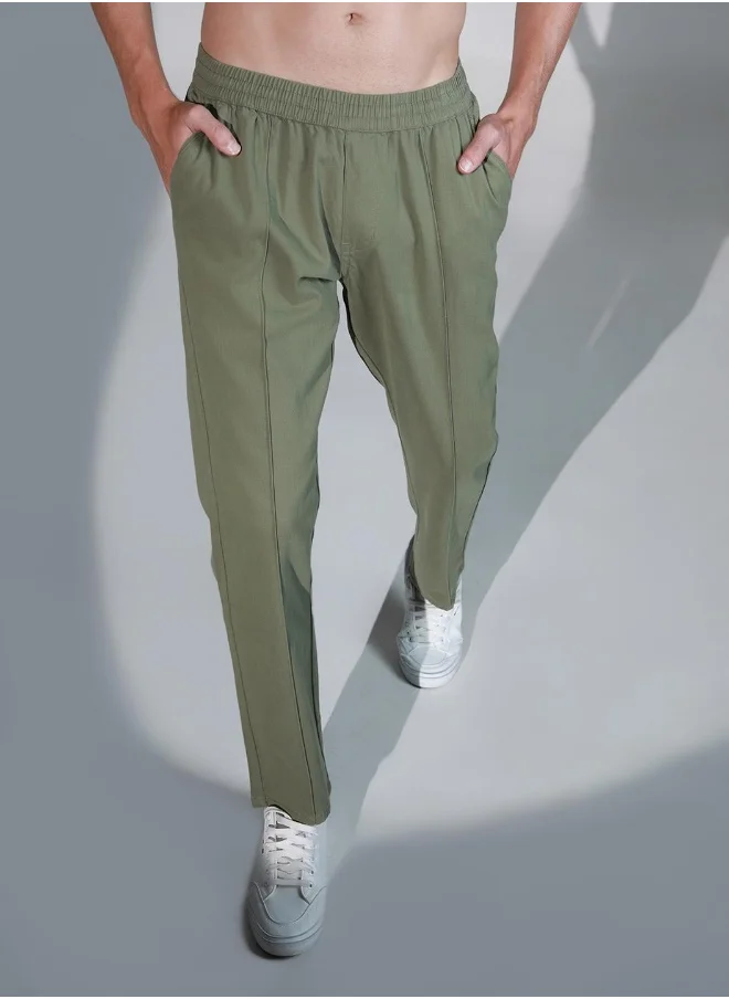 Hubberholme Light Olive Pants For Men