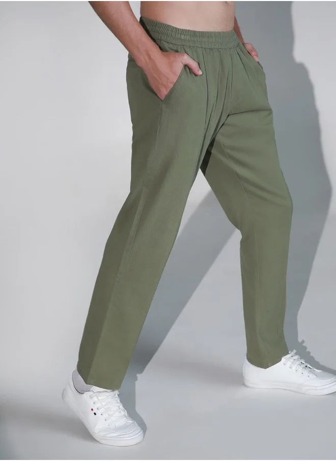 Hubberholme Light Olive Pants For Men