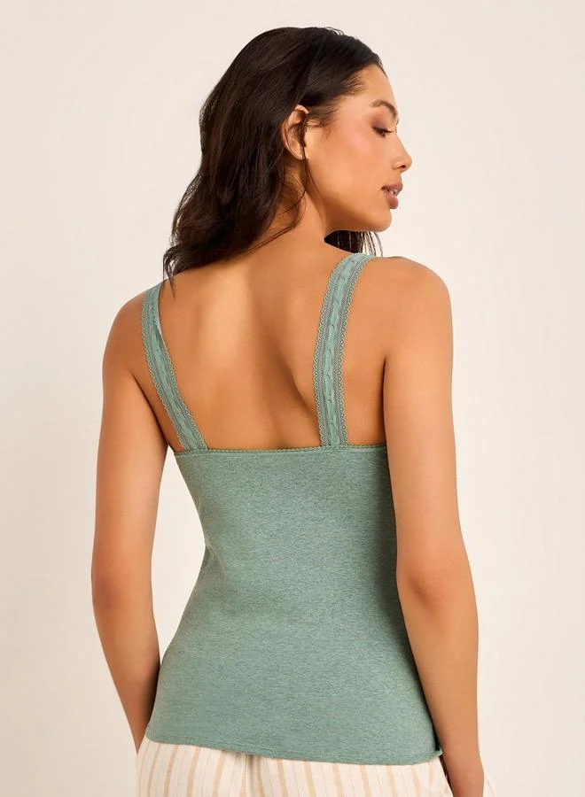 سبلاش فيڤ Shaping Camisole with Lace Trim