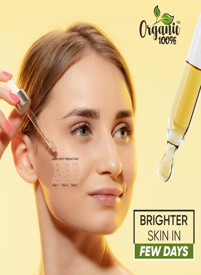 أورجانيك سيروم الوجه "أورجانيك سكين ناتشورالز"، برايت كومبليت 30X فيتامين سي بوستر، يزيد من إشراقة البشرة فورًا ويقلل من البقع مع مرور الوقت، مع 2% نياسيناميد + 0.5% حمض الساليسيليك، للرجال والنساء، 30 مل - Image 4