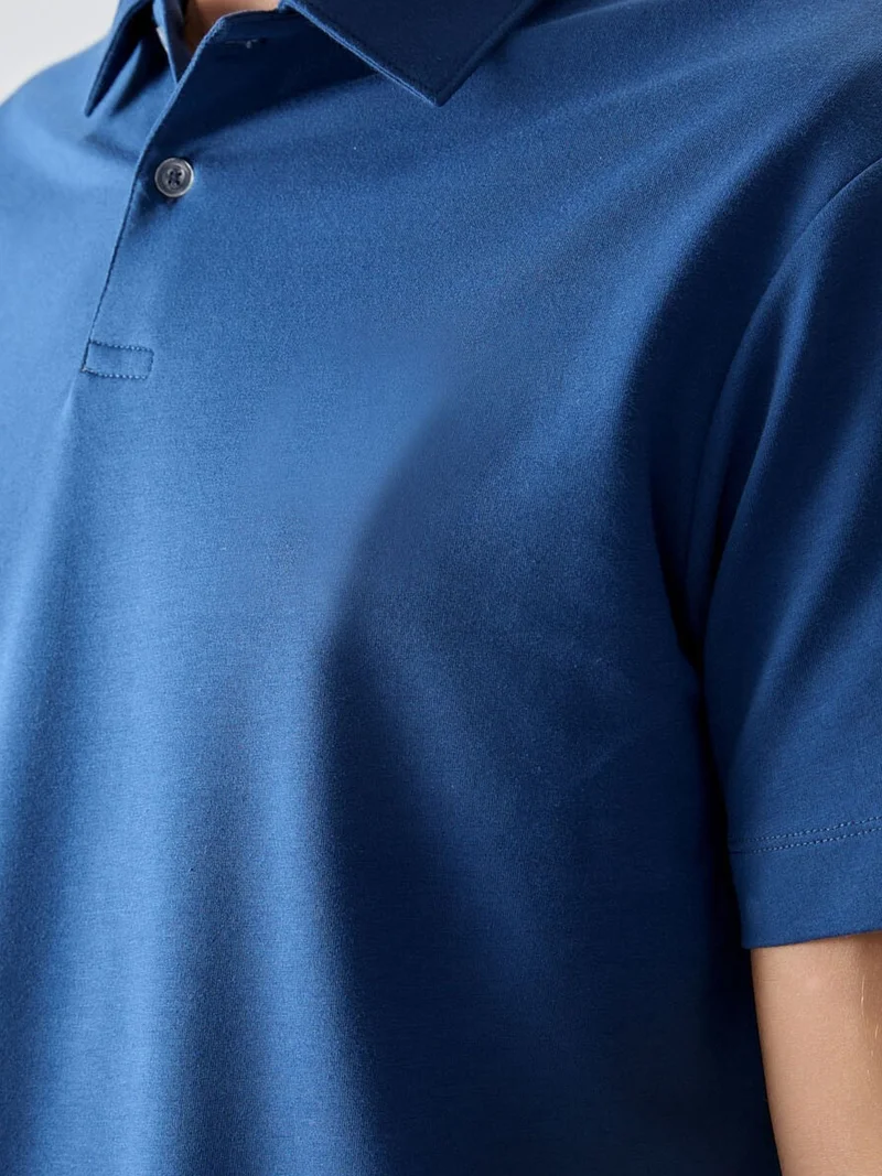 تومي لايف TOMMY Oversized Polo Collar T-Shirt