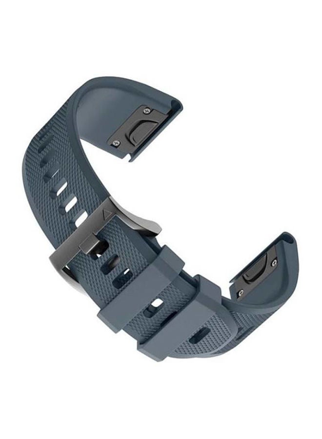 NIBEMINENT Garmin Tactix Charlie Premium Silicone Smart Watch Band Wrist Strap Slate