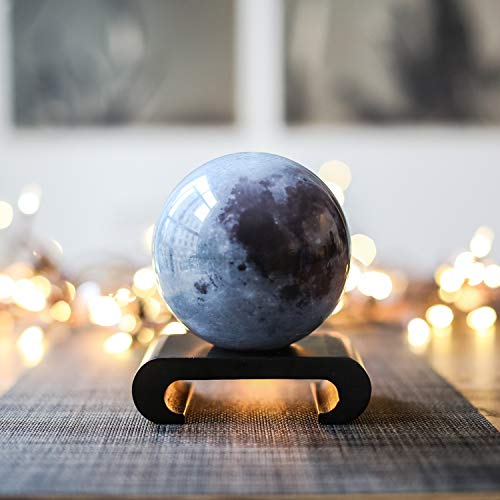 MOVA Moon Globe 6” | Rotating Lunar Globe Powered by Light | No Batteries Needed | Unique Desk Decor or Gift - Image 4