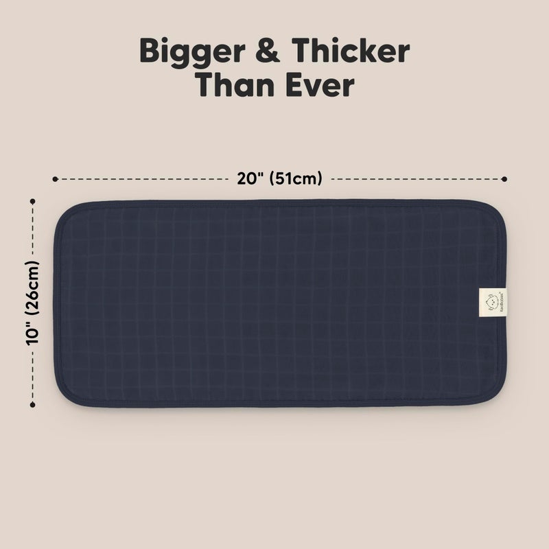 KeaBabies Cotton Muslin Burp Cloths Baby Boy, Girl - 5-Pack Soft & Absorbent Burping Cloth for Babies, Large Baby Towels & Washcloths for Newborn, Spit Up Rags, No Shrink, 20x10" (Eclipse) - Image 2