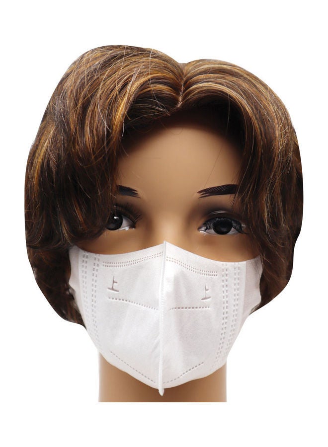 نيبمينينت عبوة كومبو من 20 كمامة وجه ثلاثية الأبعاد للأطفال باللونين الأبيض والأسود - Image 3