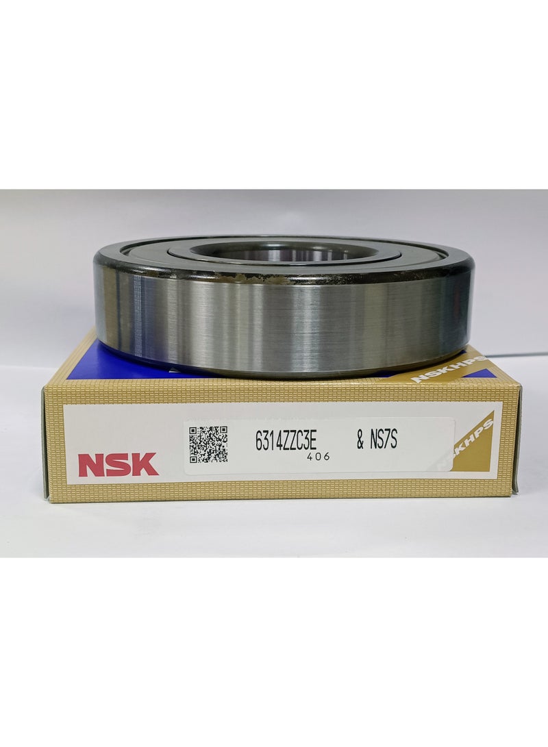 NSK رمان بلي أصلي NSK 6314ZZC3E - محمي بغطاء معدني - 70×150×35 مم - Image 1