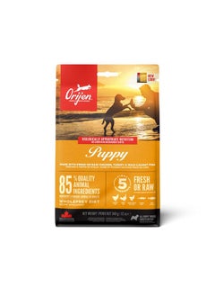 Orijen Puppy Dry Dog Food, Grain Free Dry Dog Food For Puppies, Fresh Or Raw Ingredients, 340 Gm 