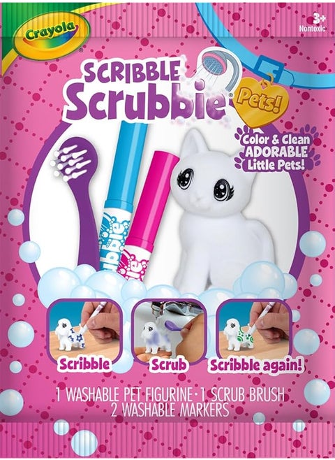 Scribble Scrubbie Single Pet
