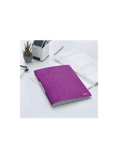 LEITZ Leitz Wow Pp Display Book A4 40 Pockets Purple  - Image 2