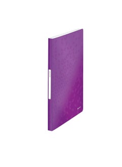 LEITZ Leitz Wow Pp Display Book A4 40 Pockets Purple  - Image 1