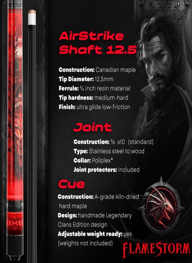 IgnatGames 2-Pieces Pool Cue Stick - 58" Premium Canadian Maple Billiard Pool Sticks for Adults with New AirStrike® Shaft and Premium Case + Billiard Accessories 2in1 Pocket Chalker & Tip Shaper - Image 3