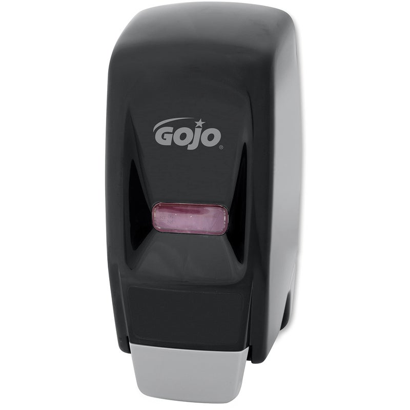 GOJO 800 Series BaginBox PushStyle Lotion Soap Dispenser Black for 800 mL Lotion Soap Refills Pack of 1  903312