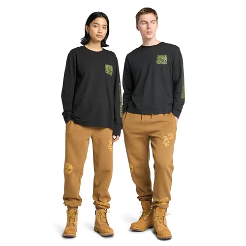 Timberland Men's All Day Outside Long Sleeve Tee, Black, Large - Image 5