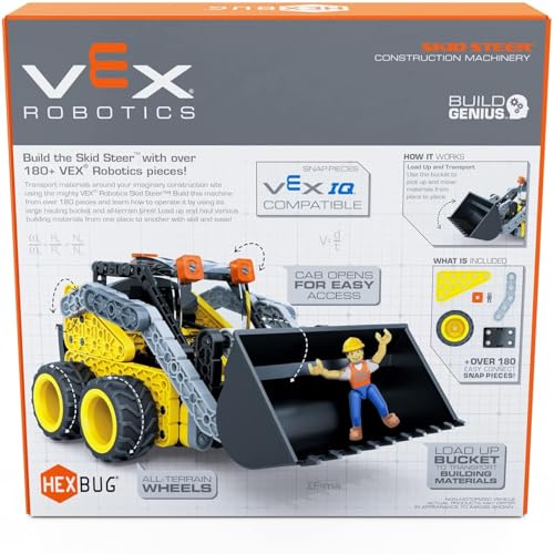 HEXBUG VEX Robotics Skid Steer, Buildable Construction Toy, Gift for Boys and Girls Ages 8 and Up - Image 2