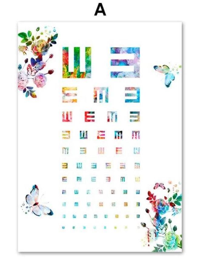 Abstract Watercolor Eye Anatomy Education Nordic Posters And Prints Wall Art Canvas Painting Medicine Pictures Doctor Room Decor - Image 1