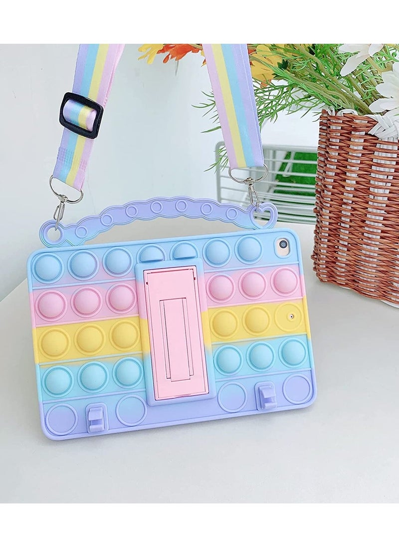 Rock Pow - Stylish Soft Stress Release Push Pop Fidget Toys Case For Apple iPad Mini 4/5 With Pencil Holder - Image 1
