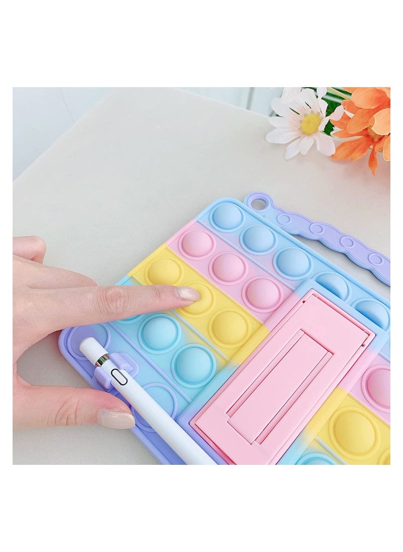 Rock Pow - Stylish Soft Stress Release Push Pop Fidget Toys Case For Apple iPad Mini 4/5 With Pencil Holder - Image 1