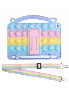 Stylish Soft Stress Release Push Pop Fidget Toys Case For Apple iPad Mini 4/5 With Pencil Holder