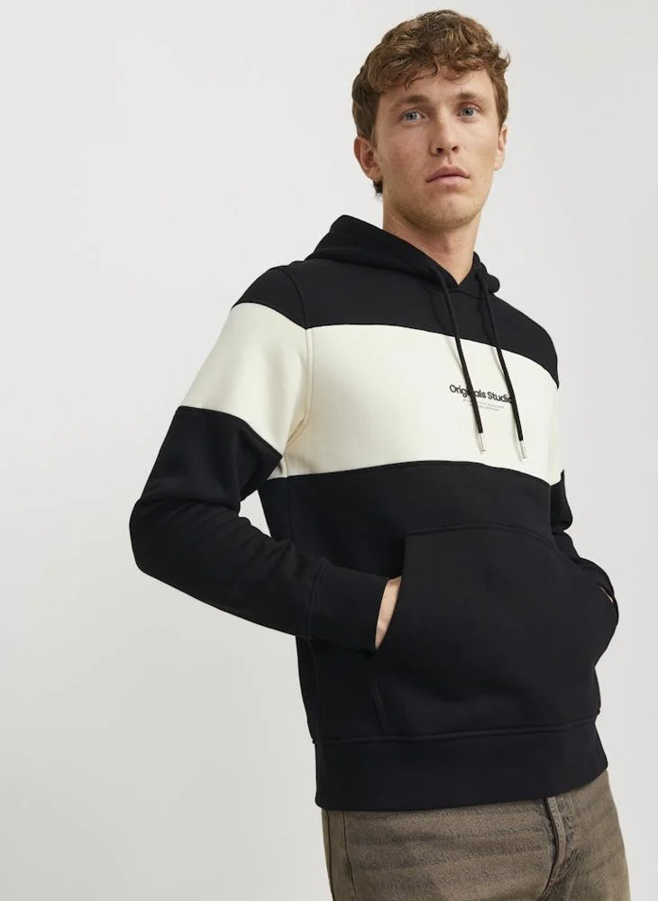 JACK & JONES Jorvesterbro Block Drawstring Hoodie