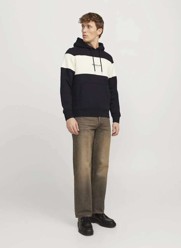 JACK & JONES Jorvesterbro Block Drawstring Hoodie
