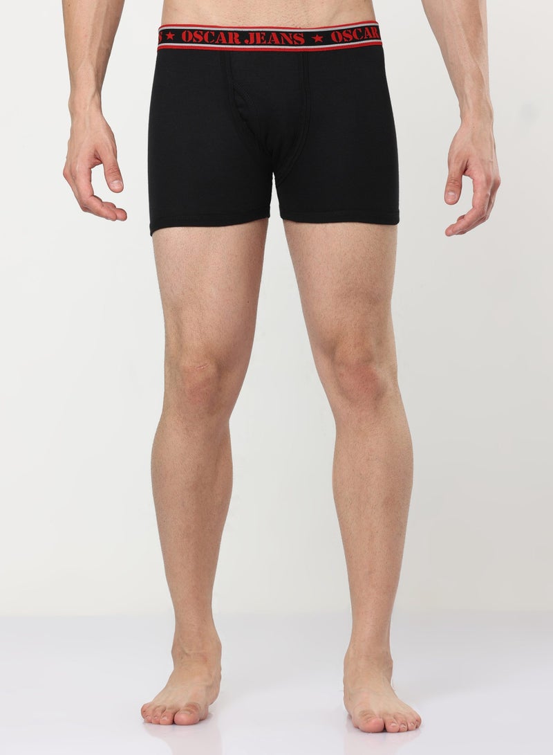 Double-Knit 100% Cotton Mens Boxer Briefs Underwear  Organic Ultrasoft Breathable Antibacterial 6 Pack