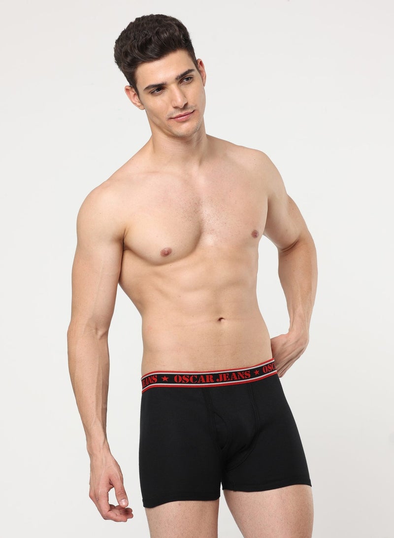 Double-Knit 100% Cotton Mens Boxer Briefs Underwear  Organic Ultrasoft Breathable Antibacterial 6 Pack