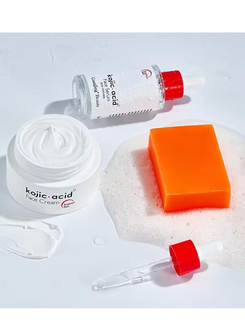 GUANJING Kojic Acid Skin Care Set 3pc  - Image 3