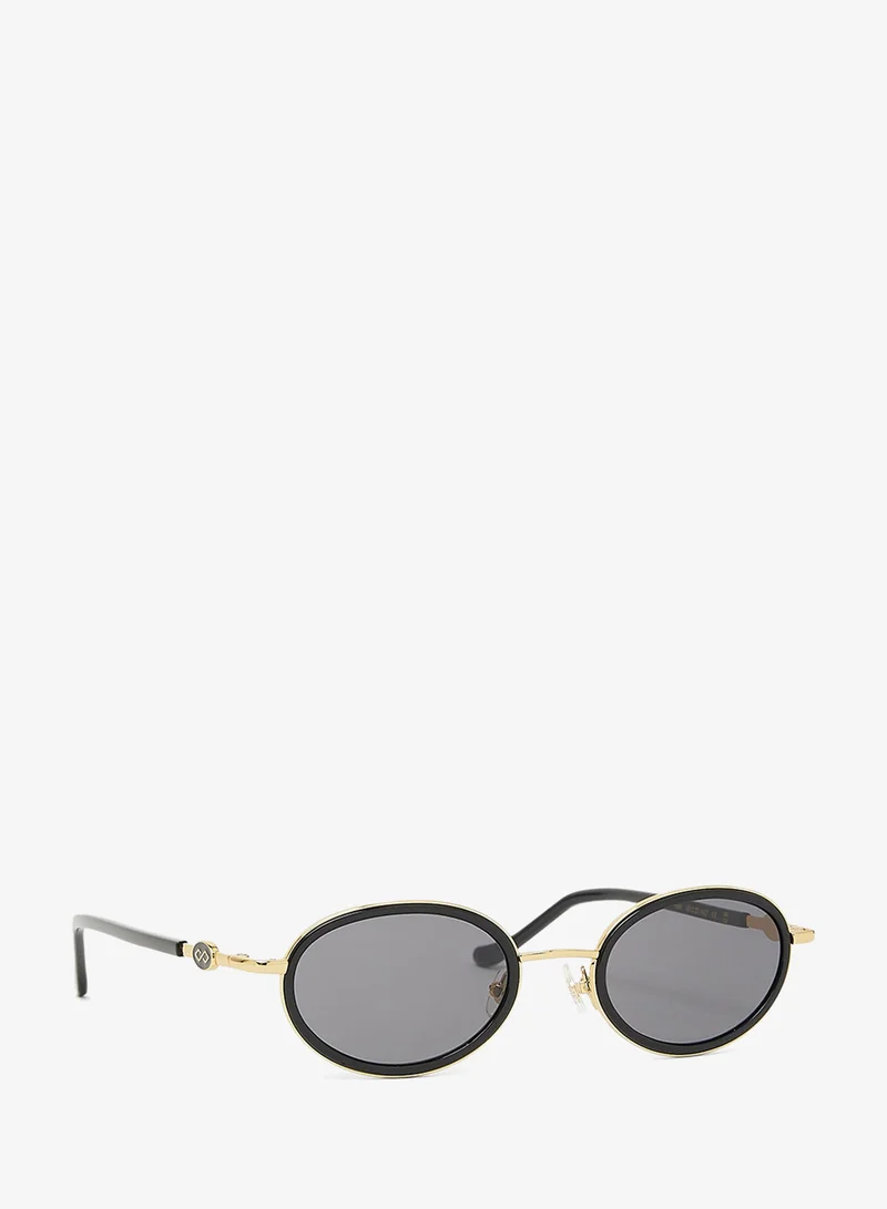 KAREN WAZEN Rea Oval Sunglasses