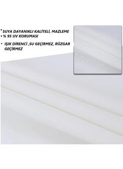 Pamukkale Branda Pamukkale Canopy Canopy Tarpaulin Waterproof Sunscreen Awning 200 x 300  - Image 3