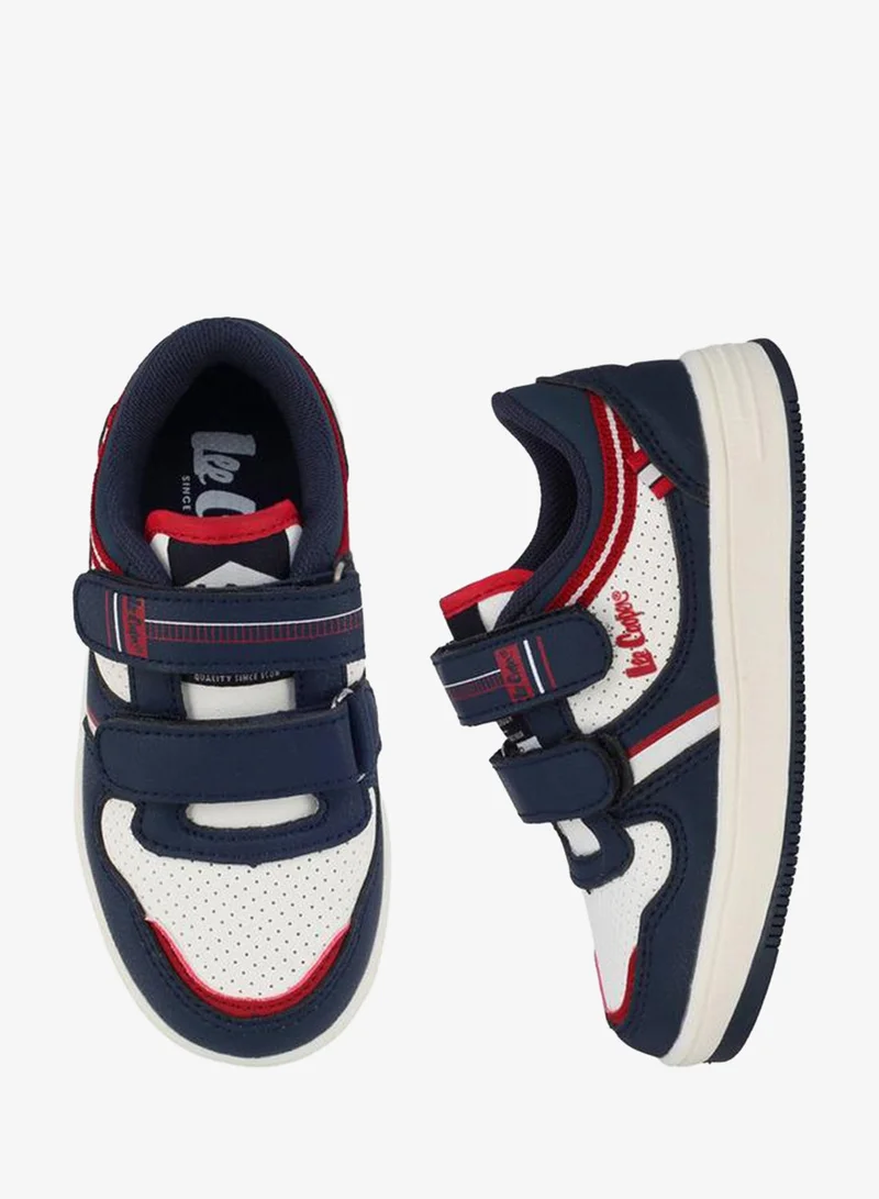 Lee Cooper NAVY Boys Hook & Loop Ankle School Sneakers for Men | Best Price UAE
